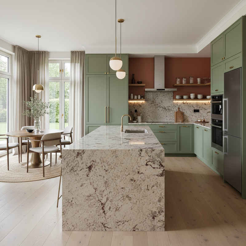 Bianco Antico Granit - Arbeitsplatte I Naturstein Berlin Brandenburg